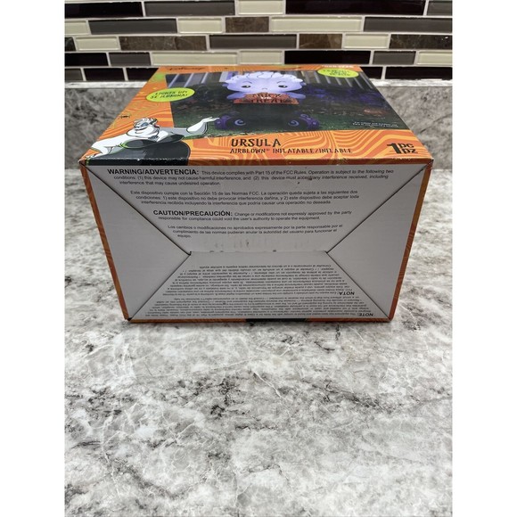 Disney Villains Ursula Blow Up Inflatable Light Up 3.5 Ft Tall 5263226 Halloween - Picture 6 of 6